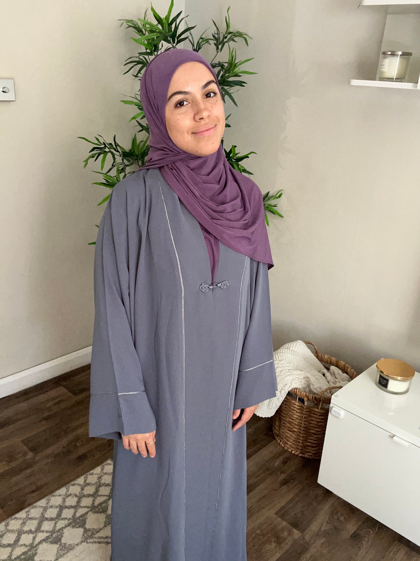 Open abaya ~Grey~