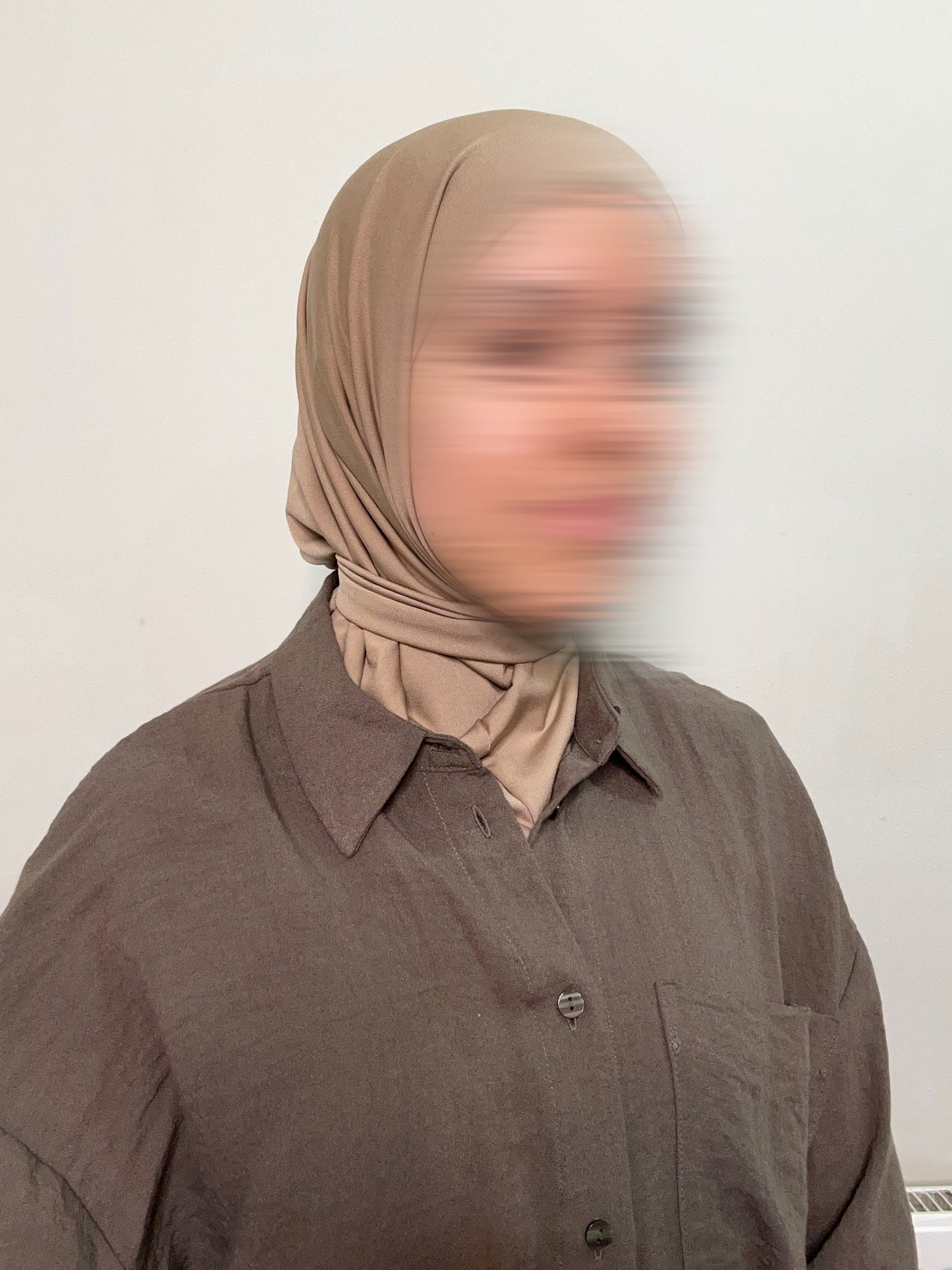 Instant Hijab premium jersey ~mocha~