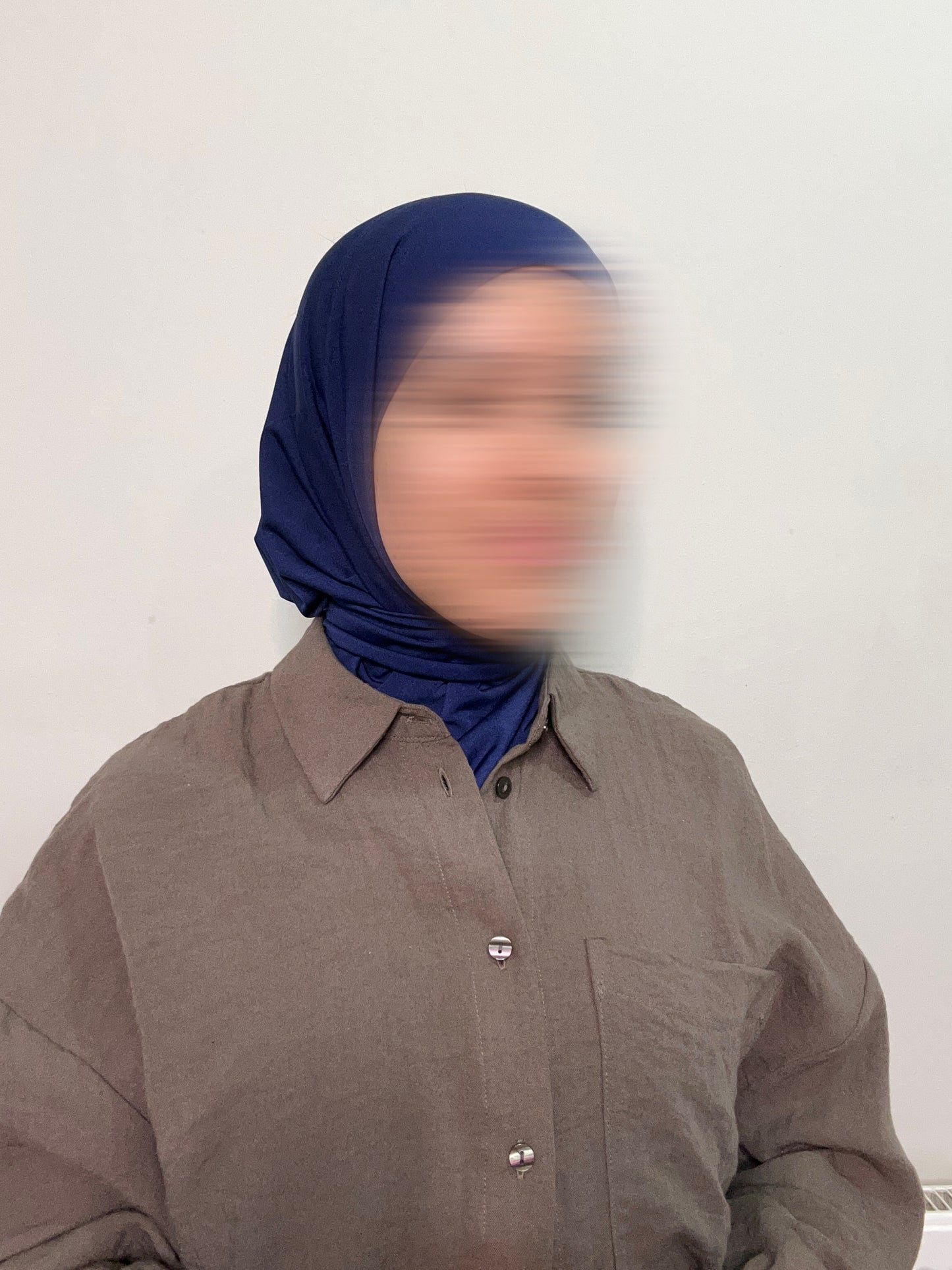 Instant Hijab premium jersey ~navy~