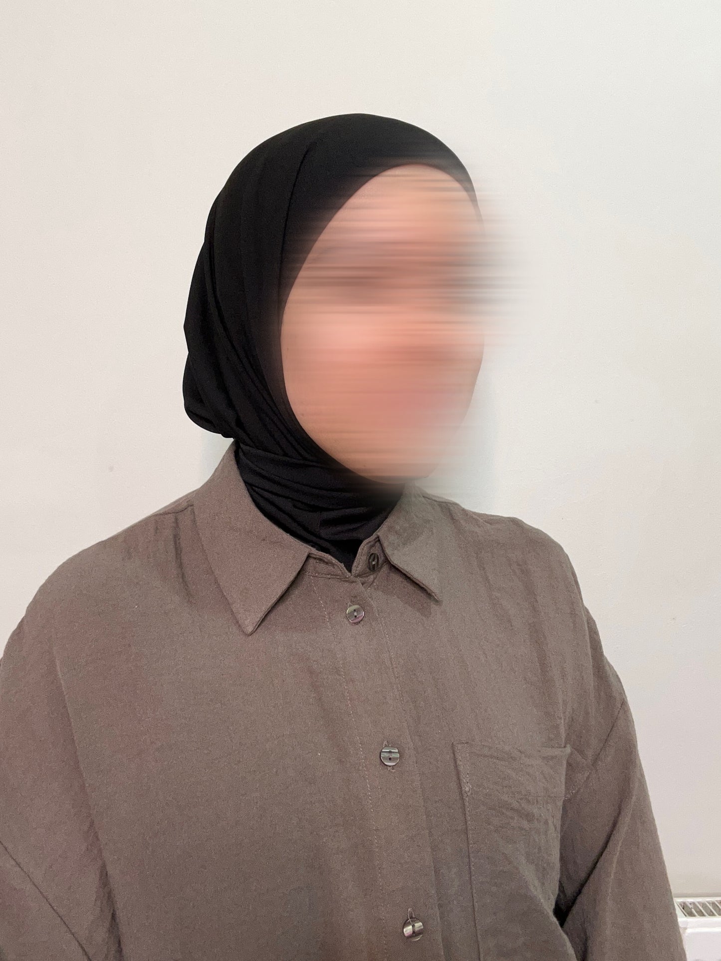 Instant Hijab premium jersey ~black~