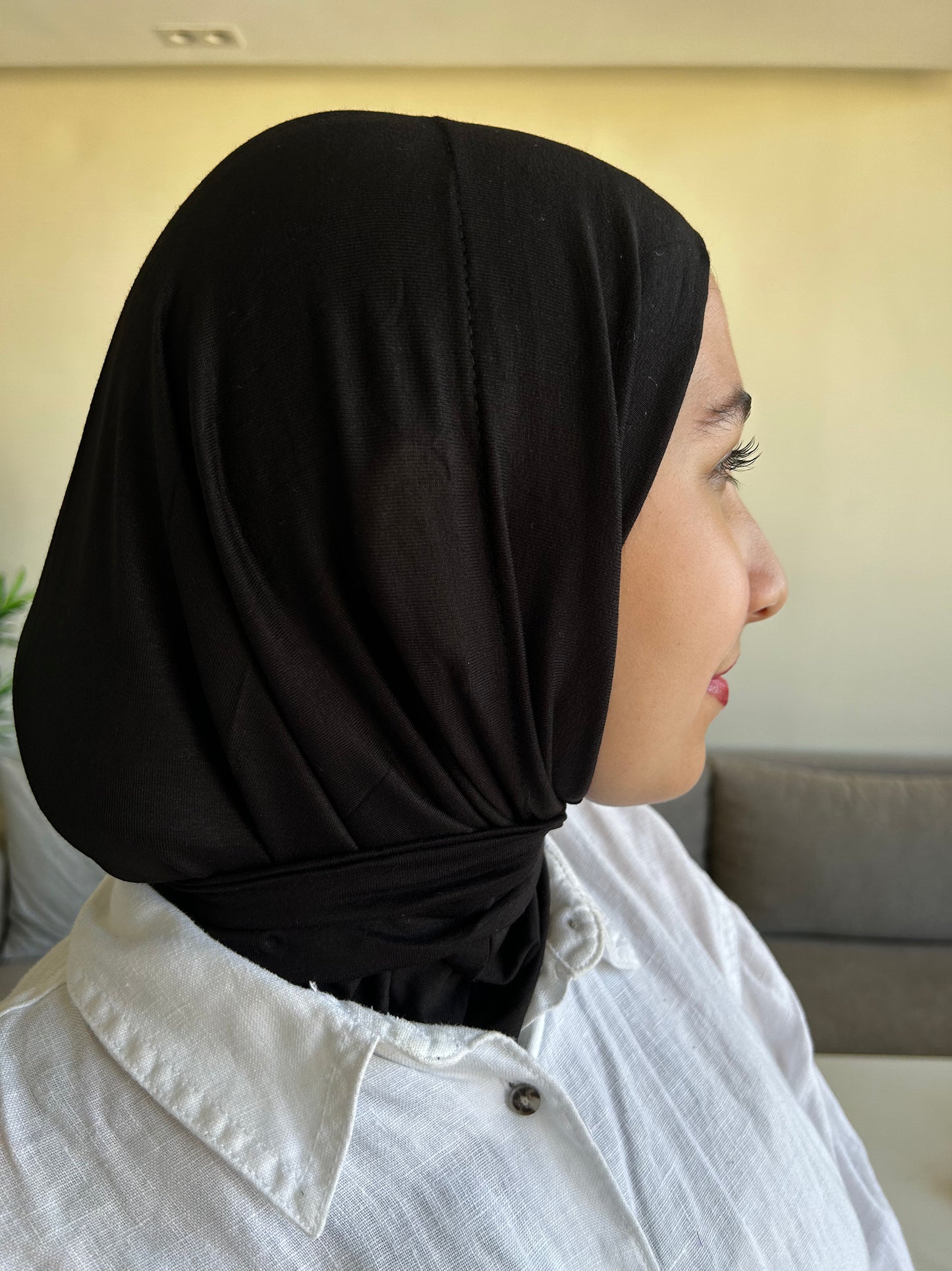 Instant Hijab cotton ~black~