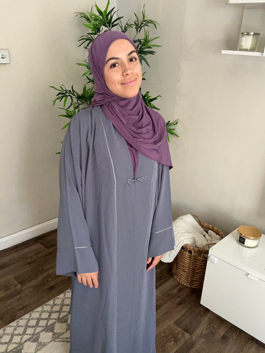 Open abaya ~Grey~